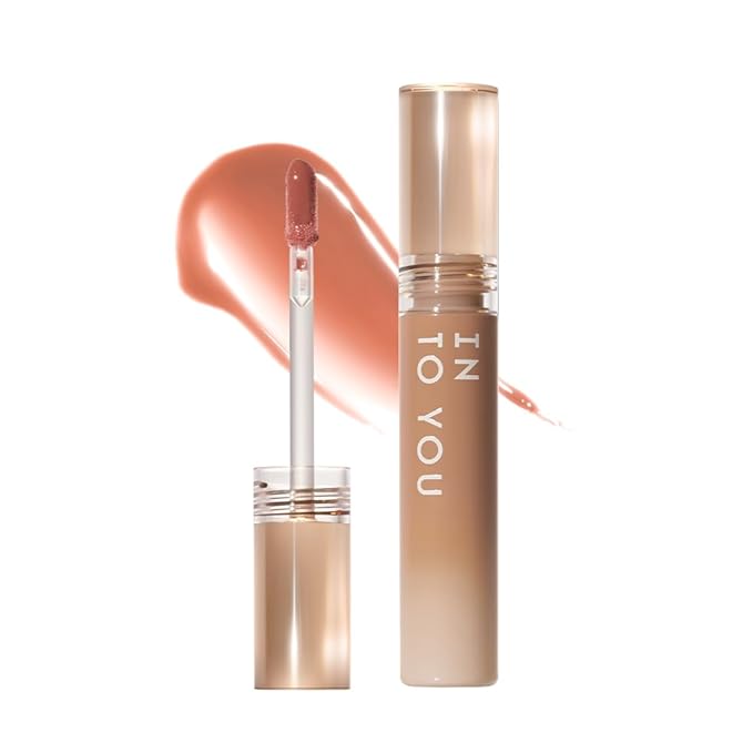INTO YOU Lip Stain Long Lasting, Lip Gloss, Lip Tint, Lip Plumper Gloss, Glitter Lip Gloss, Liquid Lipstick, Vivid Color, Smudge-Proof, Lightweight, Naturally Moisturizing, Lip Oil For Dry Lips (G03)
