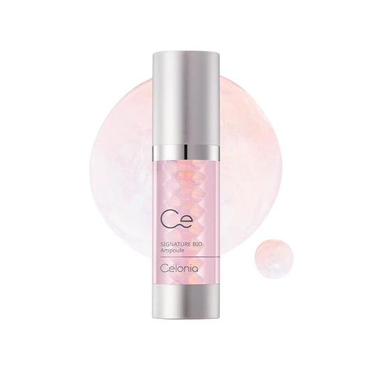 CELONIA Signature Bio Ampoule, Cell Growth Factors Face Serum, Bio Stem Cell Deep Repair Anti Aging Treatment, Reduce Fine Line & Wrinkles, Correcting Dark Spot & Redness, Minimizing Pores 35ml