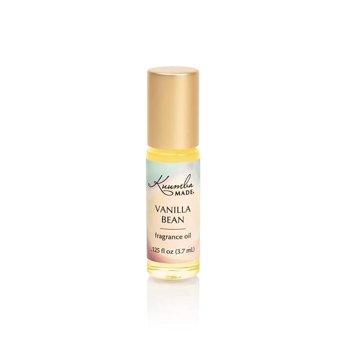 Kuumba Made Vanilla Bean Fragrance Oil Roll-On 0.13 fl oz (3.7ml) | Rollerball Perfume | Alcohol Free
