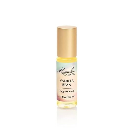 Kuumba Made Vanilla Bean Fragrance Oil Roll-On 0.13 fl oz (3.7ml) | Rollerball Perfume | Alcohol Free