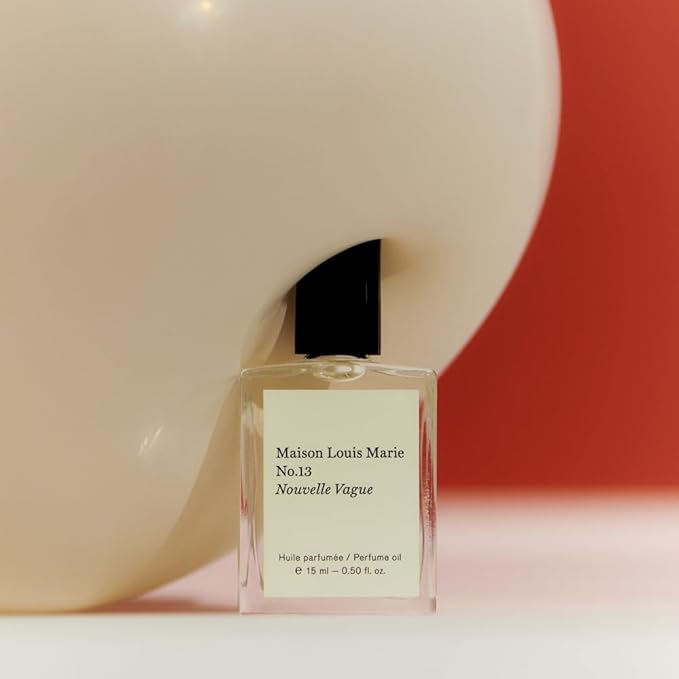 Maison Louis Marie - No.13 Nouvelle Vague Natural Roll-On Perfume Oil | Luxury Clean Beauty + Non-Toxic Fragrance (0.5 fl oz | 15 ml)