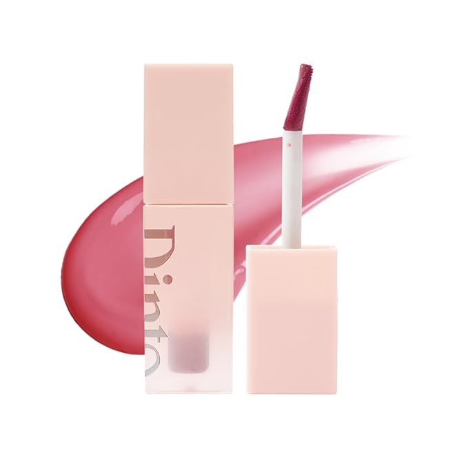 DINTO Blur-Jelly Plumping Lip Tint - Tinted Lip Plumpimg Gel Gloss, Long-Lasting, Moisturizing, Volumizing & Hydrating, Vegan & Cruelty-Free (7 colors) (777 Berry Gelée, 0.11 fl.oz.)