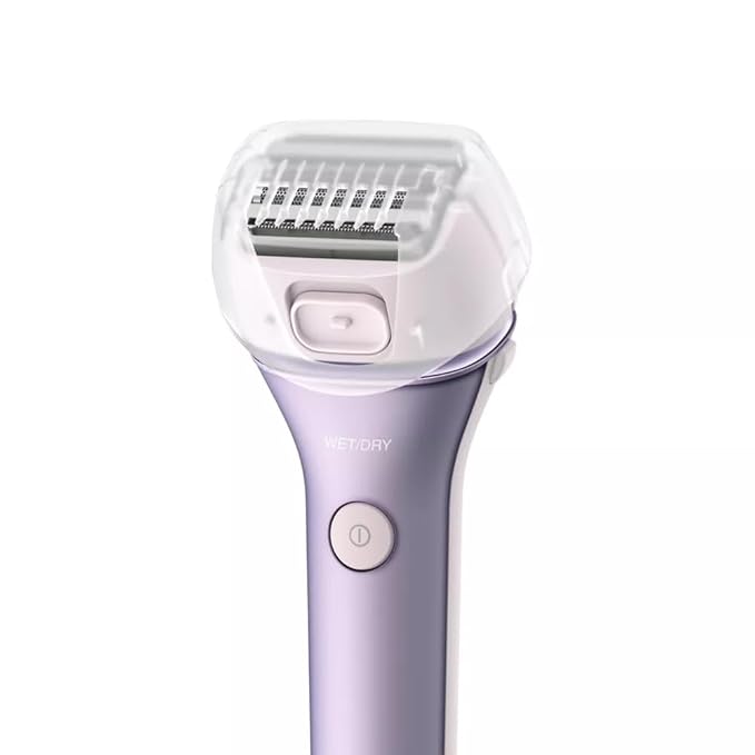 Panasonic Close Curves Electric Shaver for Women, Cordless 4-Blade Shaver with Pop-Up Bikini Trimmer, Wet Dry Operation - ES-WL80-V (Purple)