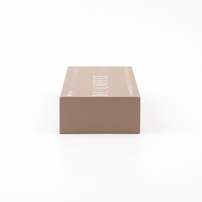 DUcare 14pcs Christmas Makeup Set,12Pcs Coffee Series Makeup Brush set with 2pcs Makeup Sponges Foundation Blending Face Powder Blush Eye Shadows Brushes