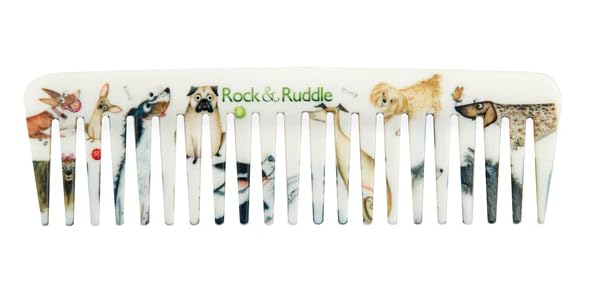 Rock & Ruddle Wide Tooth Comb | Perfect for Detangling Wet Hair and Applying Hair Color - Darling Dogs
