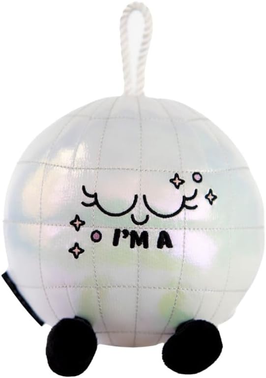 Punchkins Mirrorball Plushie - I'm A Cute Discoball Plush, for Swifties, Adorable Plushie for Gifting