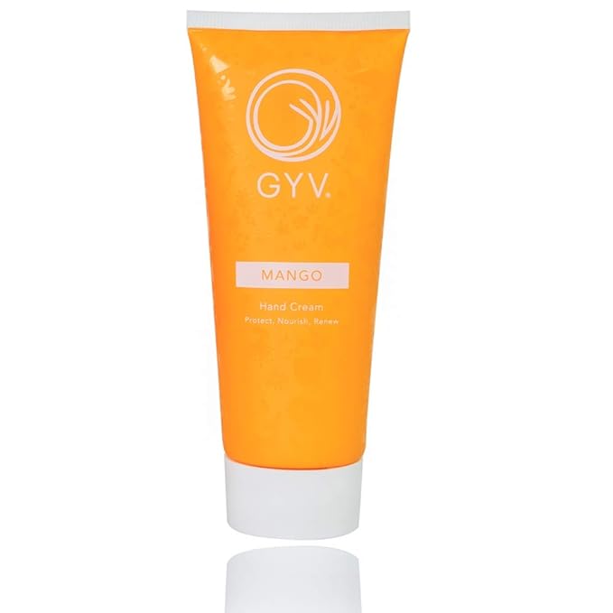 GYV Moisturizing Hand Cream for Women, Men | Botanical Oils Formula for Dry Skin (Mango)