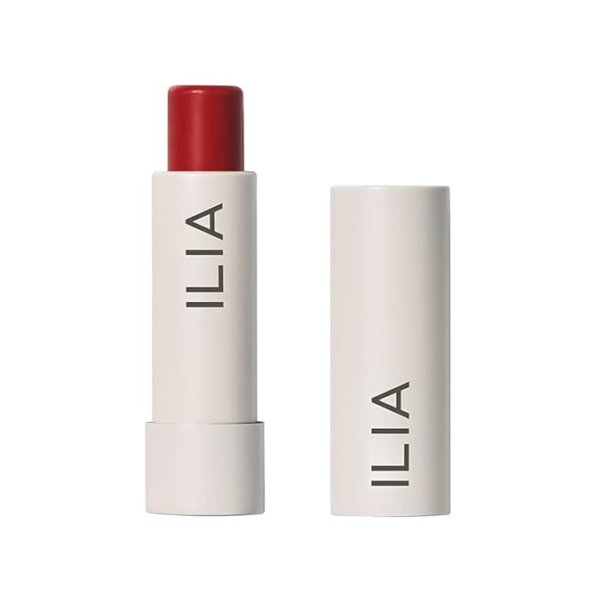 ILIA - Balmy Tint Hydrating Lip Balm | Buildable Lip Color + Soft Shine | Nourish + Moisturize with Shea Butter & Rosehip Seed Oil | Vegan, Clean, Cruelty-Free Makeup (Heartbeats, 0.15 oz | 4.4 g)