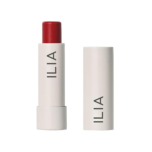 ILIA - Balmy Tint Hydrating Lip Balm | Buildable Lip Color + Soft Shine | Nourish + Moisturize with Shea Butter & Rosehip Seed Oil | Vegan, Clean, Cruelty-Free Makeup (Heartbeats, 0.15 oz | 4.4 g)