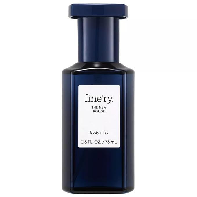 Finery The New Rouge Mini Body Mist | Women's Fragrance Spray 2.5 fl oz With Makeup Remover Pads Gift