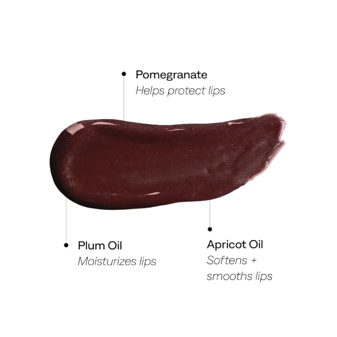 Provence Beauty Plum Merlot Lip Oil – Hydrating Tinted Lip Oil for Women with Plant-Based Oils – Moisturizes, Nourishes & Softens Lips with Long-Lasting Shine – 0.2 fl oz