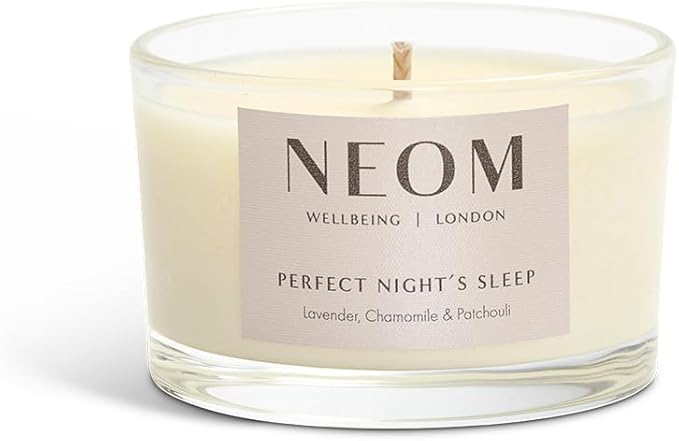 'NEOM- Perfect Night's Sleep Scented Candle, Travel Size | Lavender & Jasmine | Essential Oil Aromatherapy Candle | Scent to Sleep
