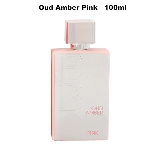 Oud Amber Pink Perfume for Women Eau De Parfum, Luxury Fragrance with Woody Notes and Cedar, 3.4 fl.oz/100ml