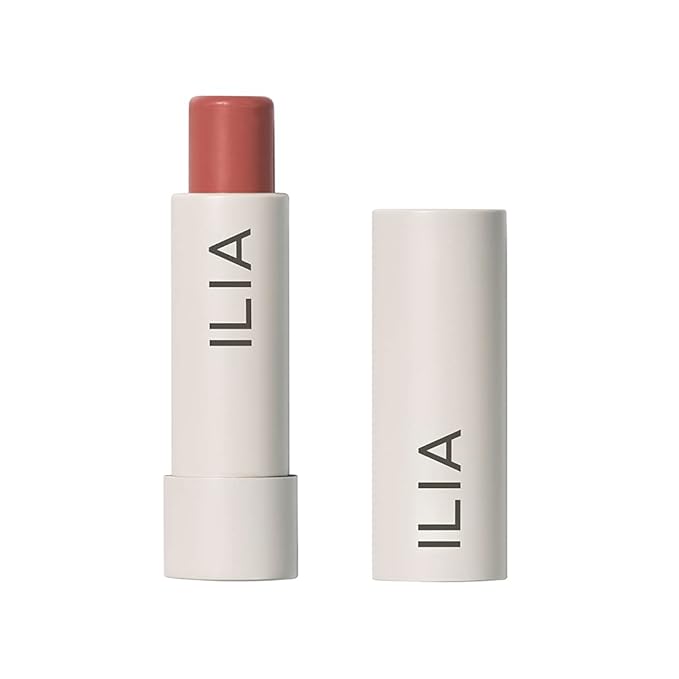 ILIA - Balmy Tint Hydrating Lip Balm | Buildable Lip Color + Soft Shine | Nourish + Moisturize with Shea Butter & Rosehip Seed Oil | Vegan, Clean, Cruelty-Free Makeup (Hold Me, 0.15 oz | 4.4 g)