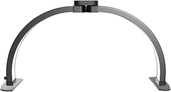 Qiilu Adjustable Nail Lamp with Brightness & Color Temperature Control, Portable Manicure Light for LED Table Lamp for Nails & Lashes