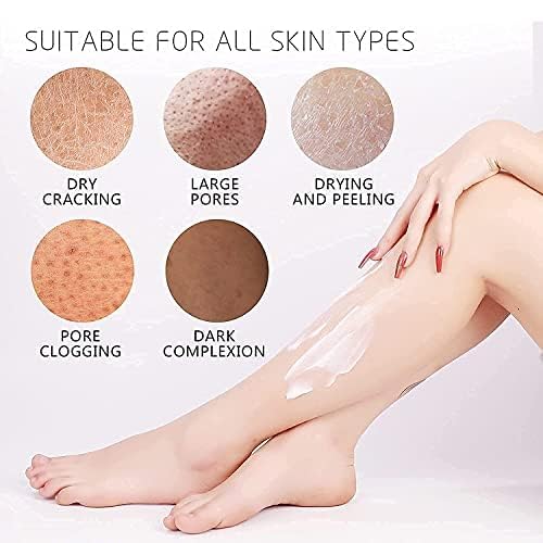 Pedicure Kit Foot Soak Set: Bubble Salt, Sugar Scrub, Massage Mask, Massage Lotion in a Box, 4 Step Foot Spa Kit for Dry Feet,Tired Feet (1 Set Pomegranate)