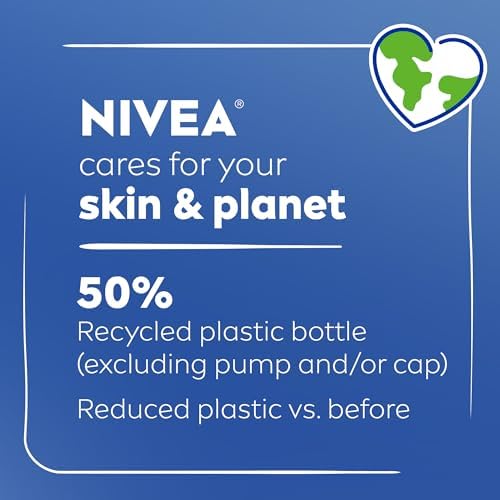 NIVEA Essentially Enriched Body Lotion for Very Dry Skin with Hyaluronic Acid, Almond Oil and Deep Nourishing Serum, 72-Hour Body Moisturizer, 33.8 Fl Oz Value Size Pump Bottle
