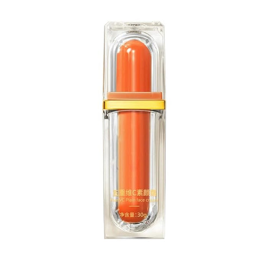 Vitamin C Makeup Tone up Cream, Five Vitamin C Natural Makeup Cream, Moisturizing Brightening Concealer, Deep Hydration, Conceal Pores, Lightweight Long Lasting, For All Skin Type (1PCS)