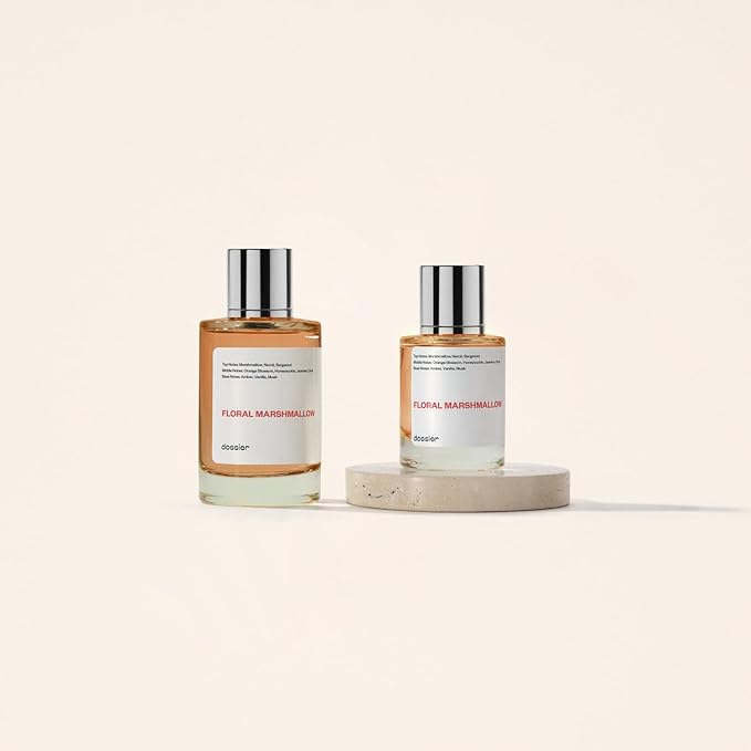 Dossier - Eau de Parfum - Floral Marshmallow - Inspired by By Kilian's Love,Don't Be Shy - Perfume Luxury - Pure Infused - Paraben-Free - Vegan - Feminine - For Women -Fragrance 3.4 oz (Spray 100ml)