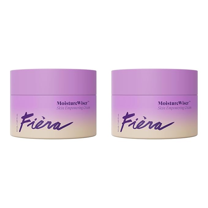 FIÈRA MoistureWiser – Anti-Aging Face Moisturizer for Mature Skin – Hydrating Face Cream with Peptides to Firm & Smooth – Facial Moisturizer & Skin Care – Day & Night – 3.38 fl oz / 100 ML (2 Pack)