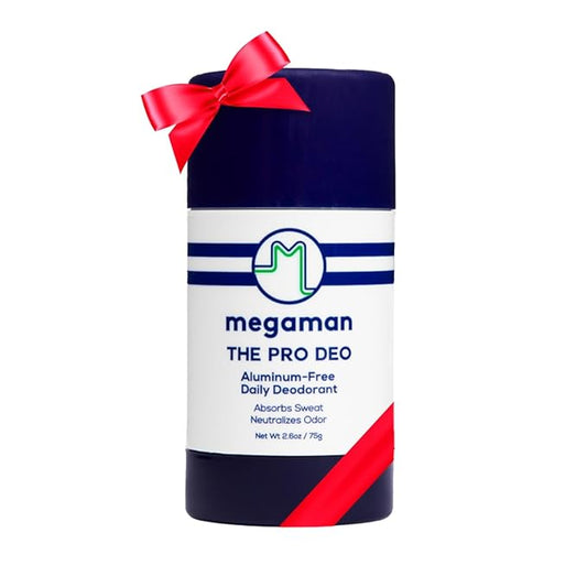 Megaman Pro Deo | Holiday Gifts for Men | Aluminum-Free Deodorant | Long-lasting Citrus Woods Scent | 2.6 oz
