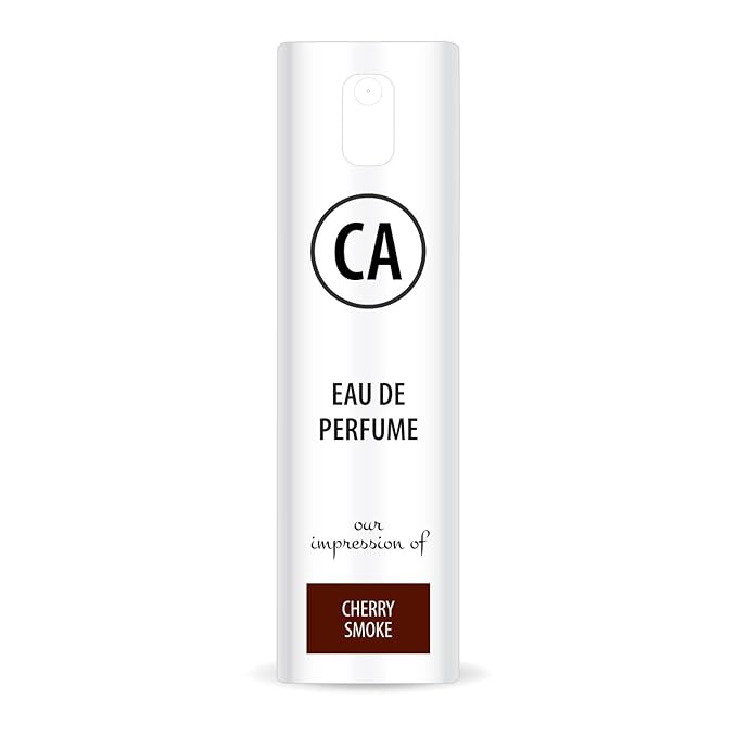 CA Perfume Impression of Cherry Smoke Unisex Eau De Parfum Amber Spicy Scent Long Lasting Unisex Fragrance Travel Size TSA Ready for Day and Night Wear 0.33 Fl Oz 10ml
