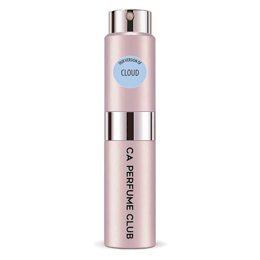 CA Perfume Impression of Cloud for Women Floral Fruity Gourmand Scent Long Lasting Perfumes for Women Eau De Parfum Travel Size Refillable Atomizer Spray 0.27 Fl Oz 8ml