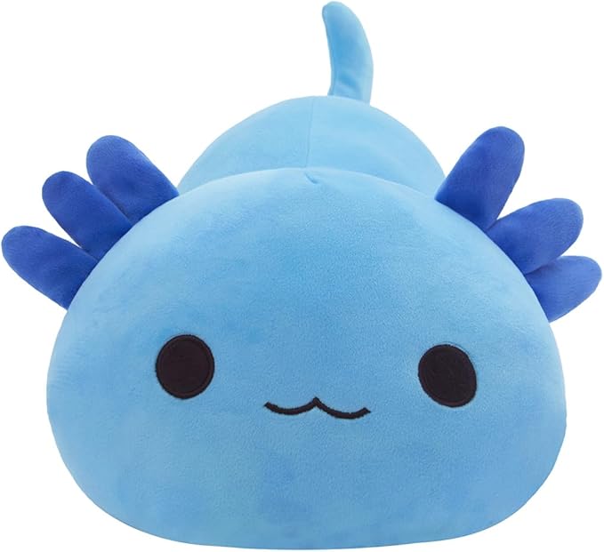 Blue Axolotl Plush Pillow Cute and Soft Axolotl Stuffed Animal Kawaii Plushie Toy Great Gift for Kids, 19.7"