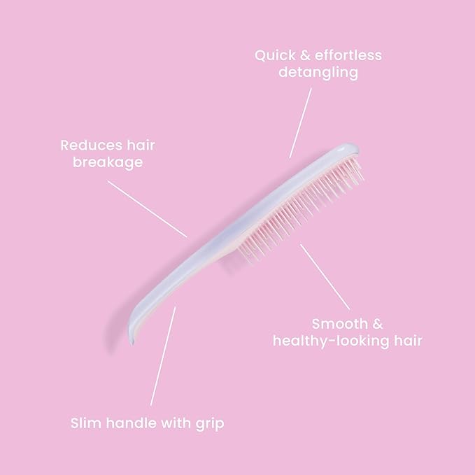 Tangle Teezer The Ultimate Detangling Brush, Dry and Wet Hair Brush Detangler for All Hair Types, Pink Lilac