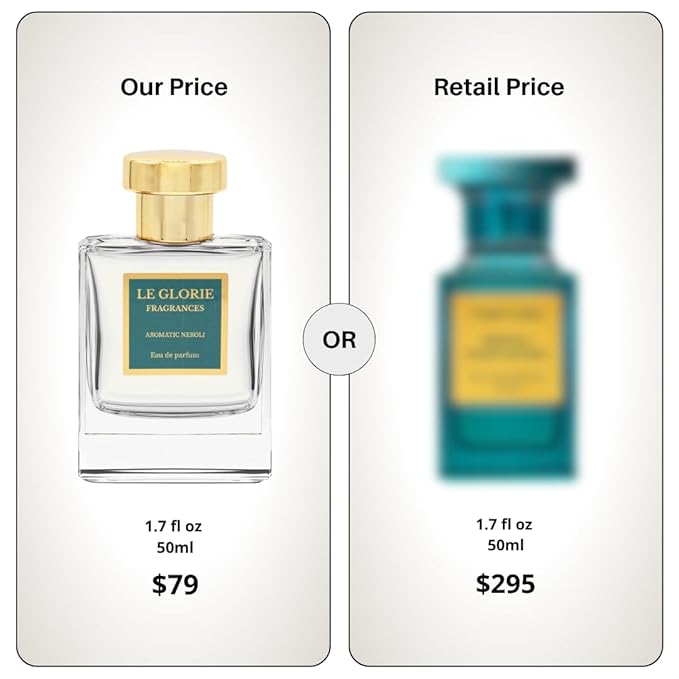 Inspired by T Ford's Neroli Portofino, Aromatic Neroli EDP, Long Lasting 12-14 Hours Perfume Spray for Men, Women, unisex, All Skin Types - 0.33 fl oz 10ml