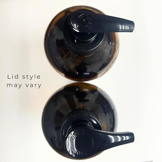 River Birch Christmas Scented Natural Hand Soap - Handmade Soap - Moisturizing Hand Wash with Amber Dispenser - Luxury Scented Hydrating Hand Soap - Vegan and Non Toxic - 16 Fl Oz