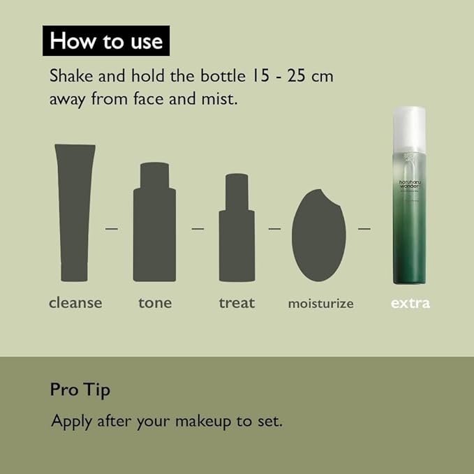 HARUHARU wonder Black Bamboo Mist, Hydrating and Firming skin, Panax ginseng for clean and smooth skin surface, Korean Skincare, Vegan, Cruelty Free, 5.07 fl.oz.