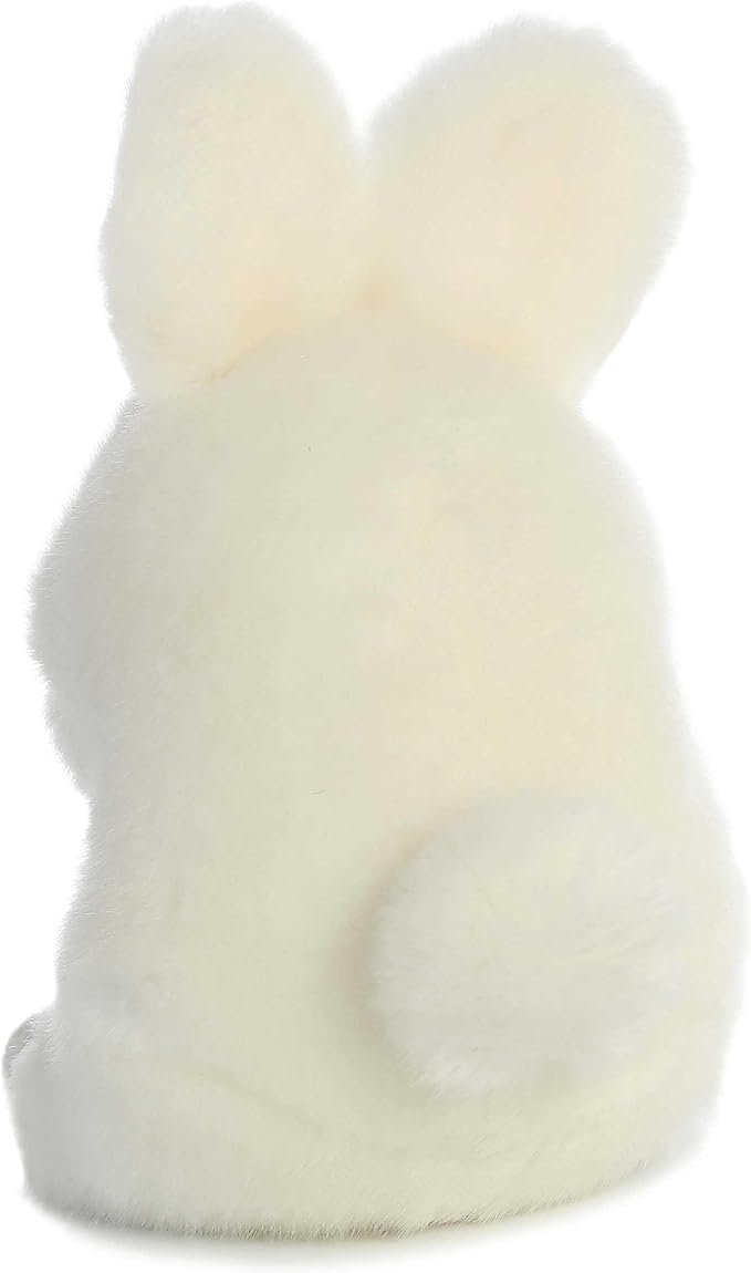 Aurora® Playful Rolly Pet™ Bunbun Bunny™ Stuffed Animal - Compact Size for On-The-Go Fun - for Adults, Kids, Birthdays, and Anniversaries - White 5 Inches