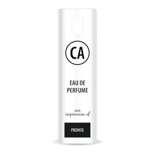 CA Perfume Impression of Promise Unisex Eau De Parfum Amber Floral Scent Long Lasting Unisex Fragrance Travel Size TSA Ready for Day and Night Wear 0.33 Fl Oz 10ml