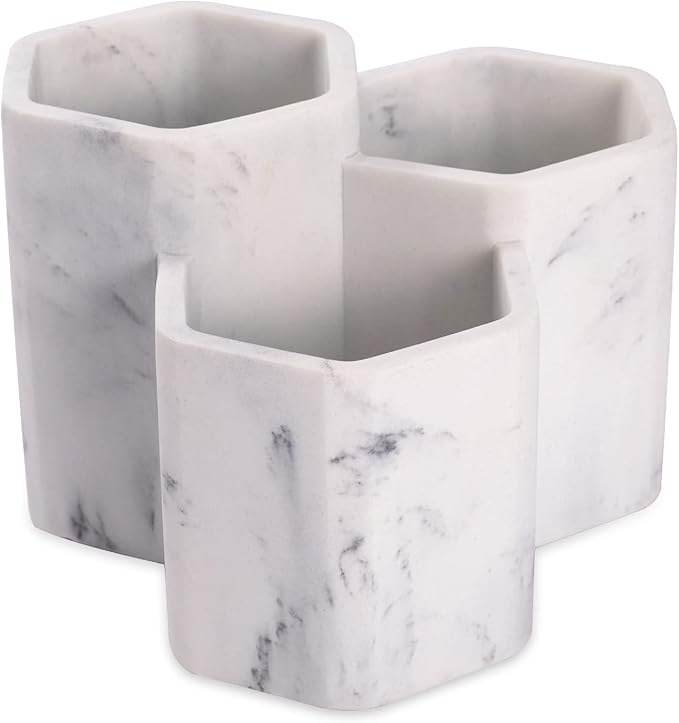 Toothbrush Holder for Bathrooms Toothpaste Holder Stand Bathroom Organizer for Toothbrush Makeup Brushes Holder