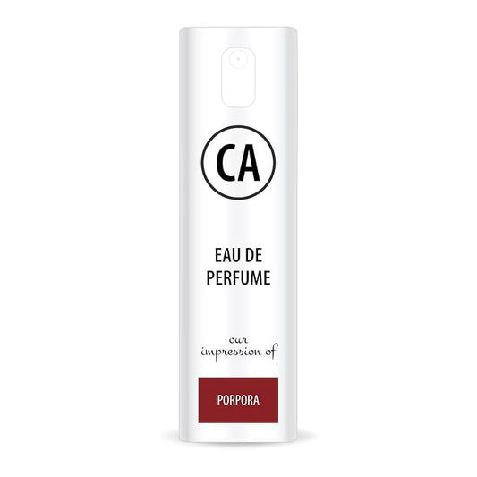 CA Perfume Impression of Porpora Unisex Eau De Parfum Amber Floral Scent Long Lasting Unisex Fragrance Travel Size TSA Ready for Day and Night Wear 0.33 Fl Oz 10ml