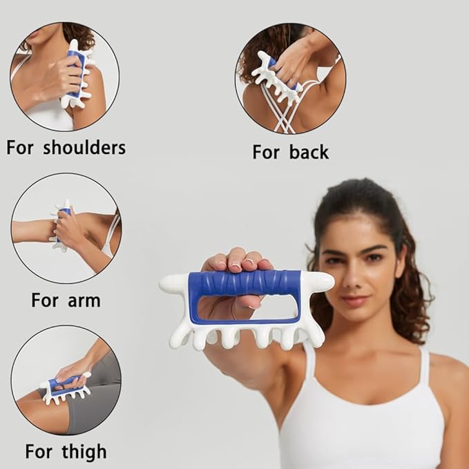 DARKRING Pressure Point Massage Tool - gua sha Facial and Trigger Point Tissue Massage Tool for Fascia Relief Blaster Set