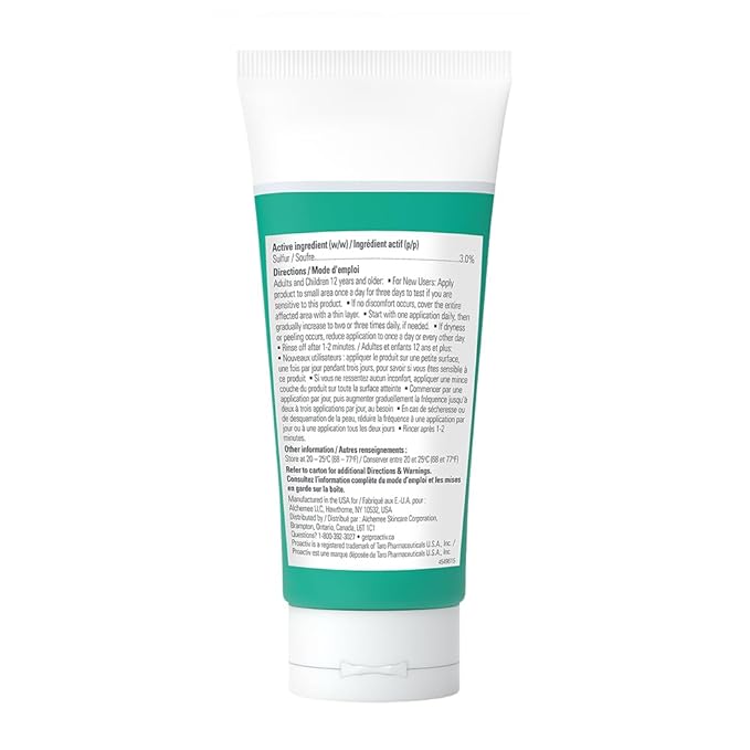 Proactiv Clean Mineral Acne Cleanser- Sulfur Acne Treatment Face Wash for Sensitive Skin- Gentle Daily Acne Cream Facial Cleanser with Soothing Chamomile- 6oz