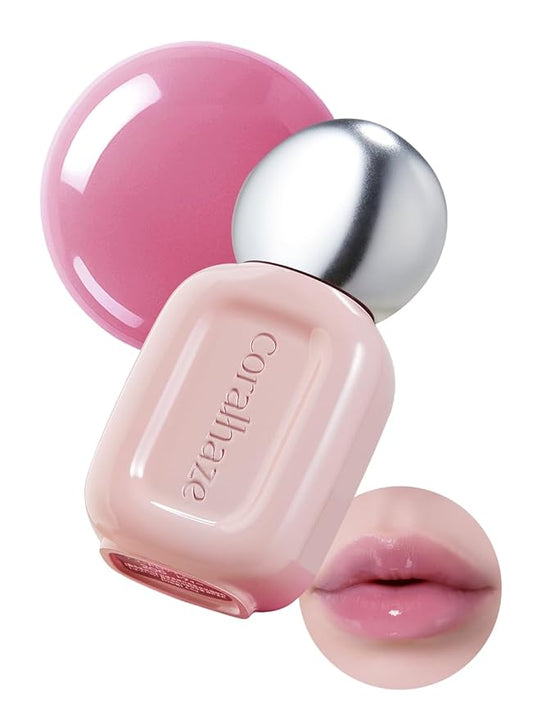 Dew Drop Tint #204 Rare 4.5g, Glossy, Lightweight Lip Stain, Glass-Like, High Shine, Moisturizing Lip Oil, Long Lasting Color, Hydrating Gloss, Dewy Finish, Korean Beauty Makeup