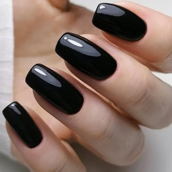 Born Pretty Black Gel Nail Polish Classic Color Nail Gel Polish Nail Art Manicure Salon DIY Home 15ml