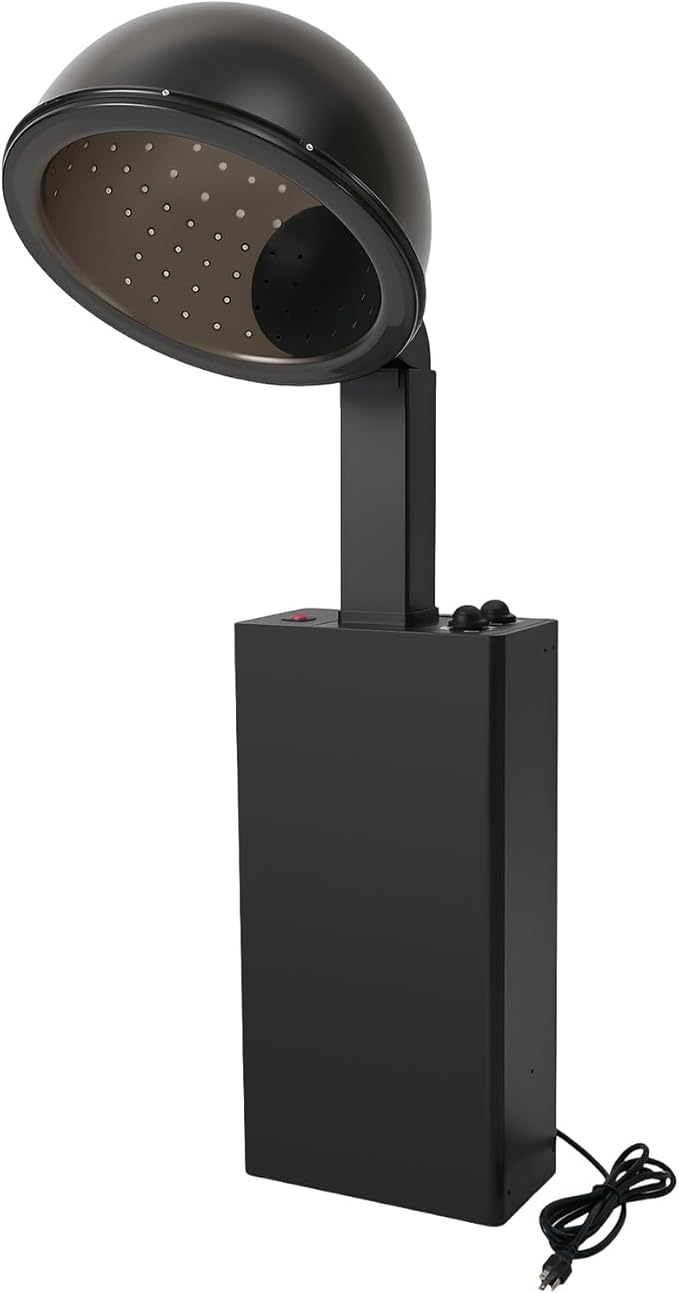 1200W Hooded Conditioning Hair Dryer, 60-Minute Timer, Temperature Adjustable Professional Hair Dryer