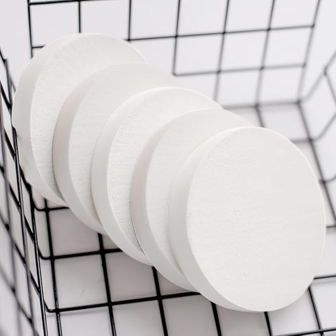 40 PCS Makeup Blenders Sponges Set, Use for Dry and Wet, Perfect for Full Face Curve Blending, Cream, Liquid, Powder Foundation Cosmetics, Latex Free & Soft & Flexible, Round