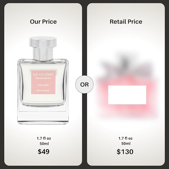 inspired by M.i.ss D. Miss Glorie EDP, Long Lasting Luxury Perfume Spray for Women, Cruelty Free - 1.7 oz 50ml