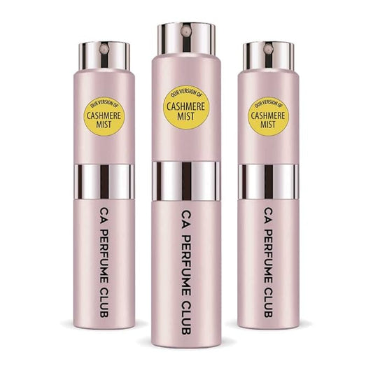 CA Perfume Impression of Cashmere Mist for Women Floral Woody Musk Scent Long Lasting Perfumes for Women Eau De Parfum Travel Size Refillable Atomizer Spray 0.27 Fl Oz 8ml
