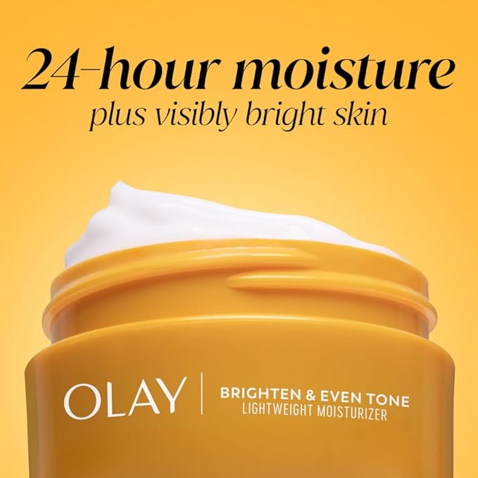 Olay Regenerist Radiance Vitamin C Face Moisturizer: Bright & Even Lightweight Cream for Women - Brightens, Hydrates, Evens Tone + Texture for Glowing Skin - 2 Oz