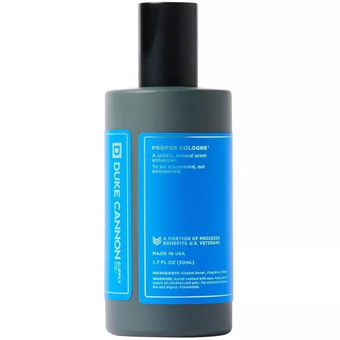 Duke Cannon Proper Cologne Midway | Men's Eau de Parfum | Citrus and Cedarwood | Fresh, Woodsy, Long-Lasting Scent | 1.7 fl oz