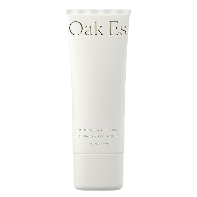 Oak Essentials Renew Face Polish | Gentle Exfoliating Face Scrub with Pineapple Extract, Vitamin C & Polishing Beads, 3.4 Oz
