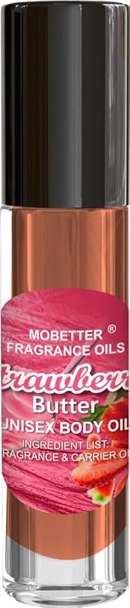 MOBETTER FRAGRANCE OILS Strawberry Butter Fragrance Body Oil for Unisex