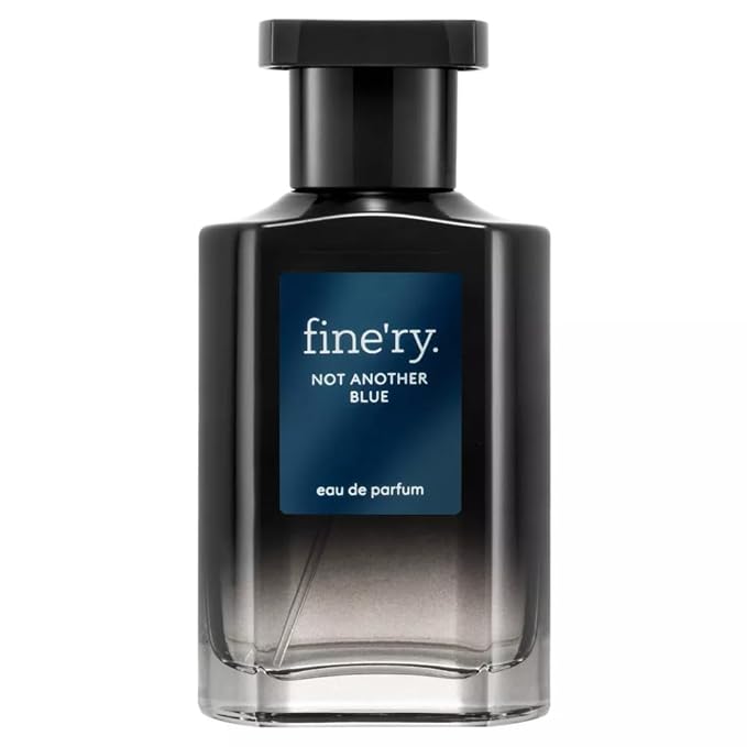 Finery Not Another Blue Men's Eau De Parfum | Men's Eau De Cologne, 2 fl oz | With Makeup Remover Pads Gift
