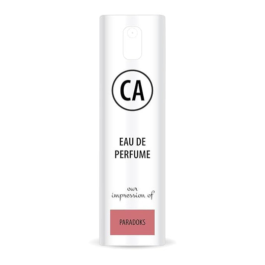 CA Perfume Impression of Paradoks for Women Eau De Parfum Amber Floral Scent Long Lasting Perfumes for Women Travel Size TSA Ready for Day and Night Wear 0.33 Fl Oz 10ml